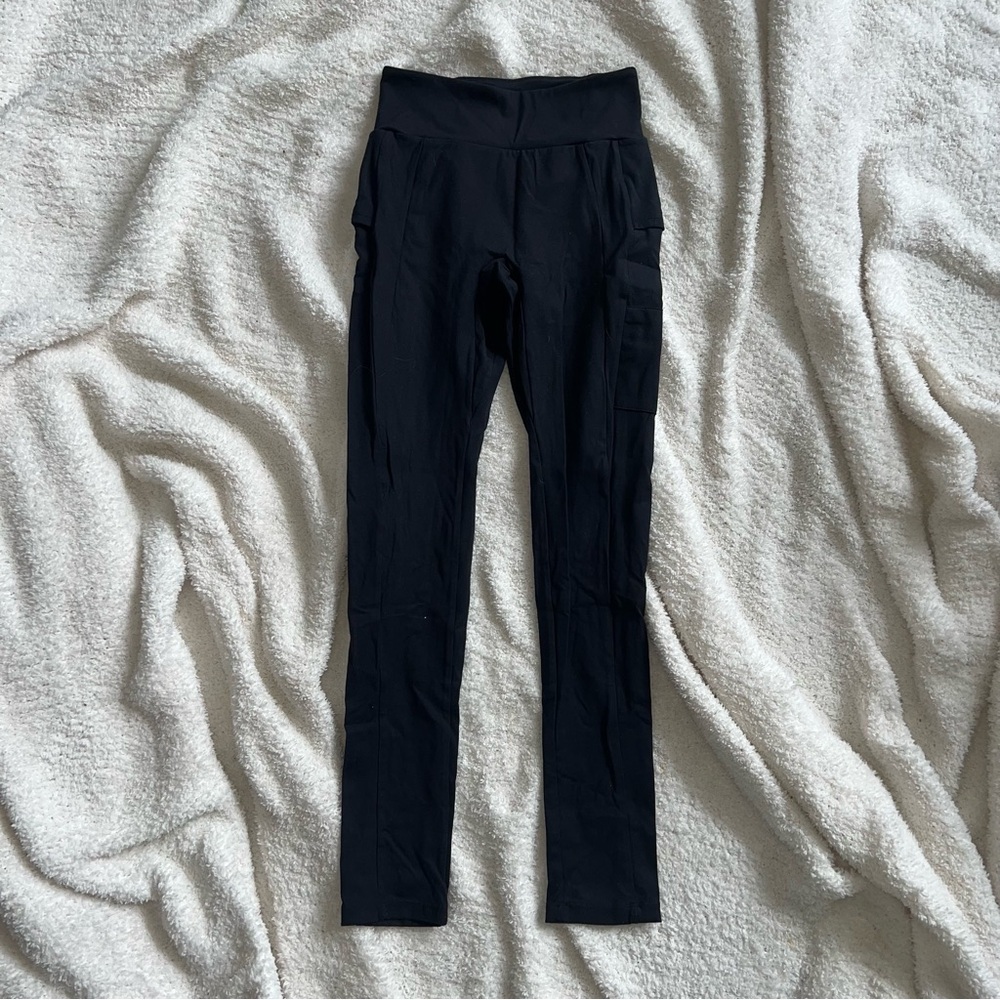 NWOT Gymshark Midnight Black High-Waisted Leggings - Picture 2 of 5